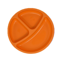 Orange divided plate babypro image